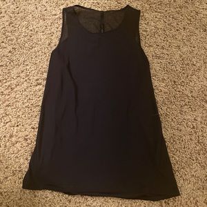 Black Lululemon Open Back Mesh Tank!